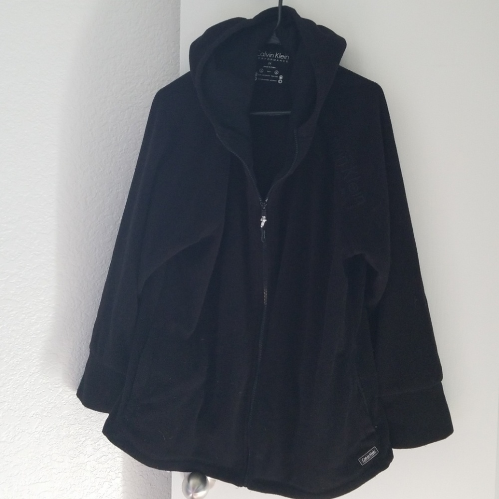 Calvin Klein zip up fleece hoodie